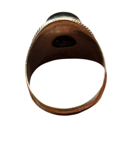 Sterling Silver 925 Ring Black Onyx Stone