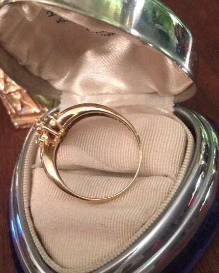 Stunning- 14k Gold Diamond cluster ring w- appraisal VS1