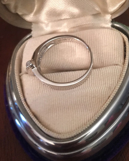 14k White gold Diamond fancy ring .40 TCW