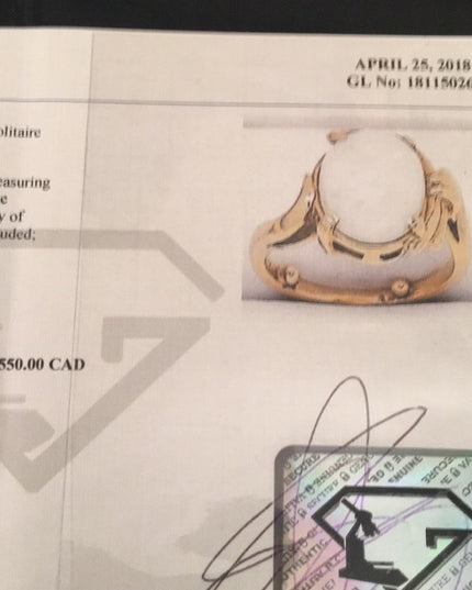 10k Gold Opal ring with Appraisal