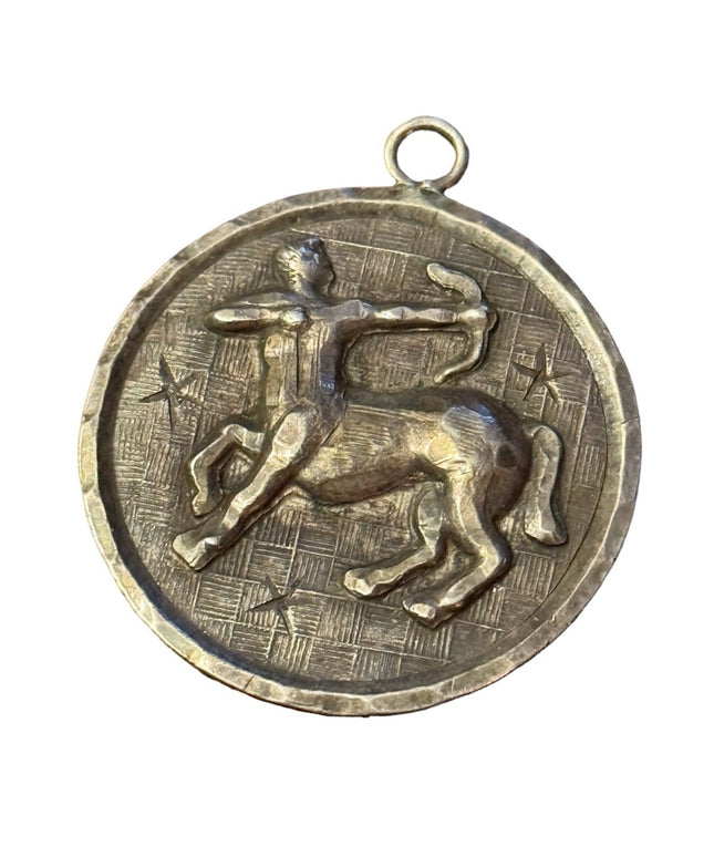 Vintage Mexico Taxco Sterling silver 925 Sagitarius Pendant
