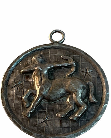 Vintage Mexico Taxco Sterling silver 925 Sagitarius Pendant
