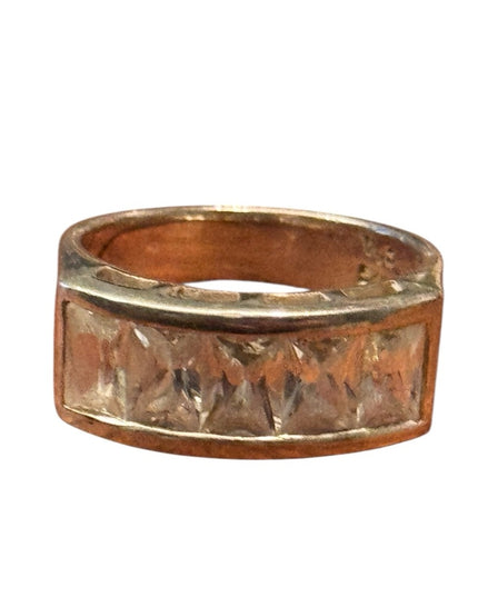 Elegant Sterling  Silver 925 Women's CZ Stacking  Ring