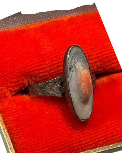Vintage Sterling Silver 925 Oyster Handmade Shell Ring