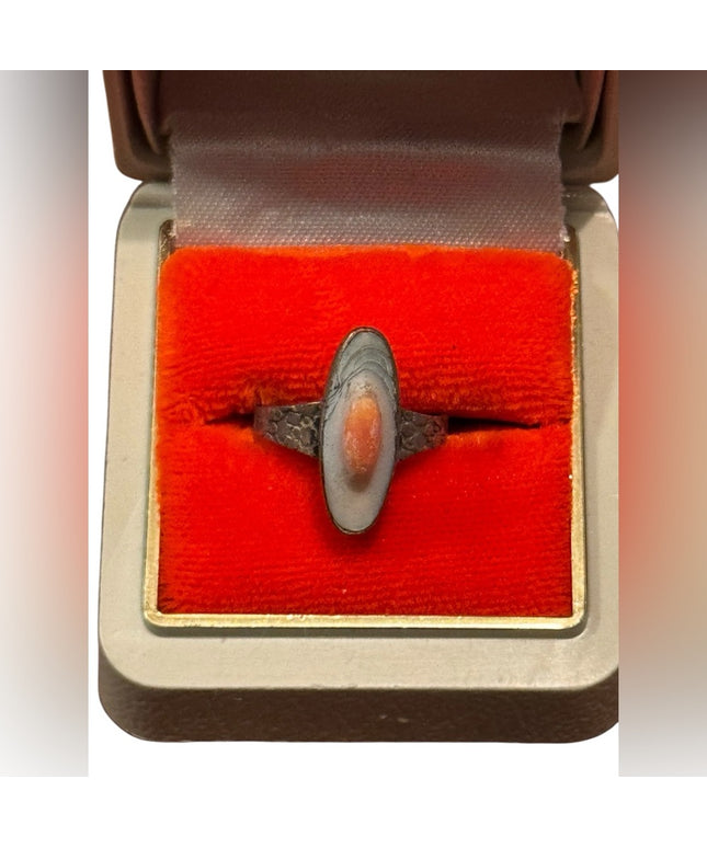 Vintage Sterling Silver 925 Oyster Handmade Shell Ring