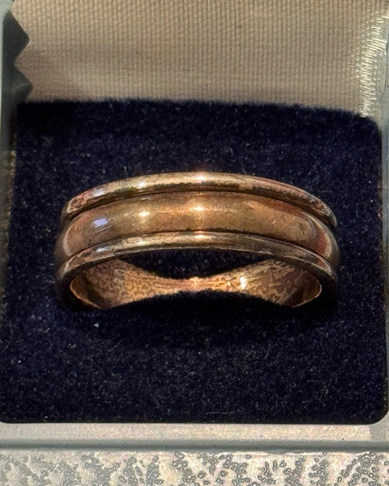 Elegant Vintage Sterling Silver 925 Men's Band Ring