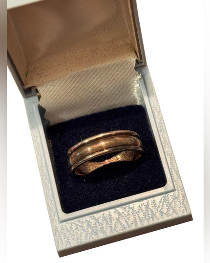 Elegant Vintage Sterling Silver 925 Men's Band Ring