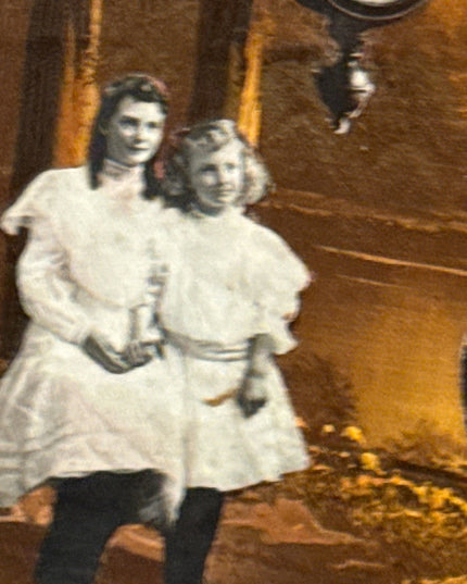 Vintage Painting Mixed Media Surreal Collage “Out of Time”