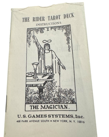 The Rider Tarot Deck 1971 - The Magician Tarot Cards Oracle BOXED