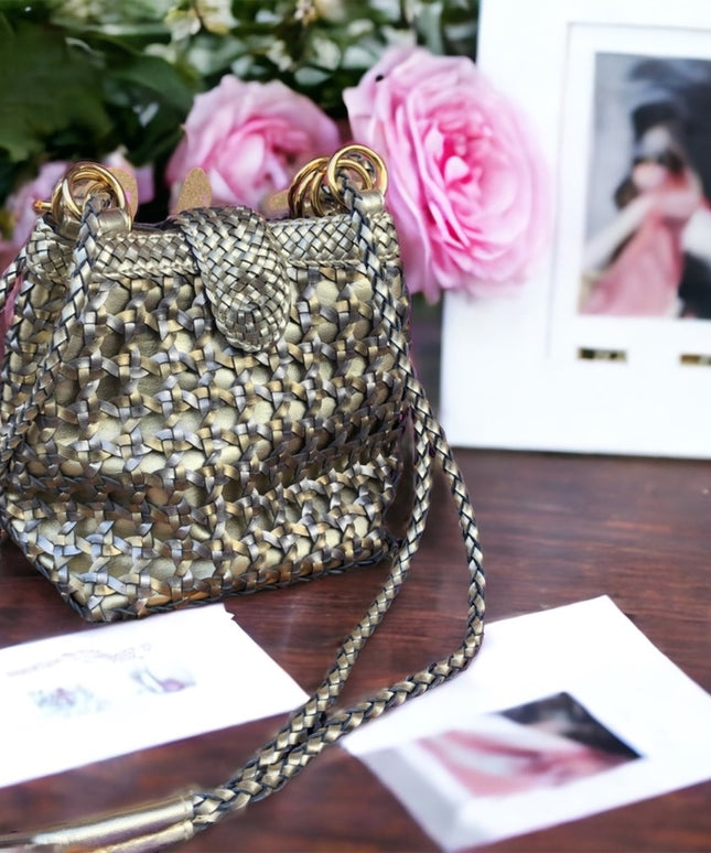 Beautiful Shoulder bag Warren Reed bucket Made in Italy