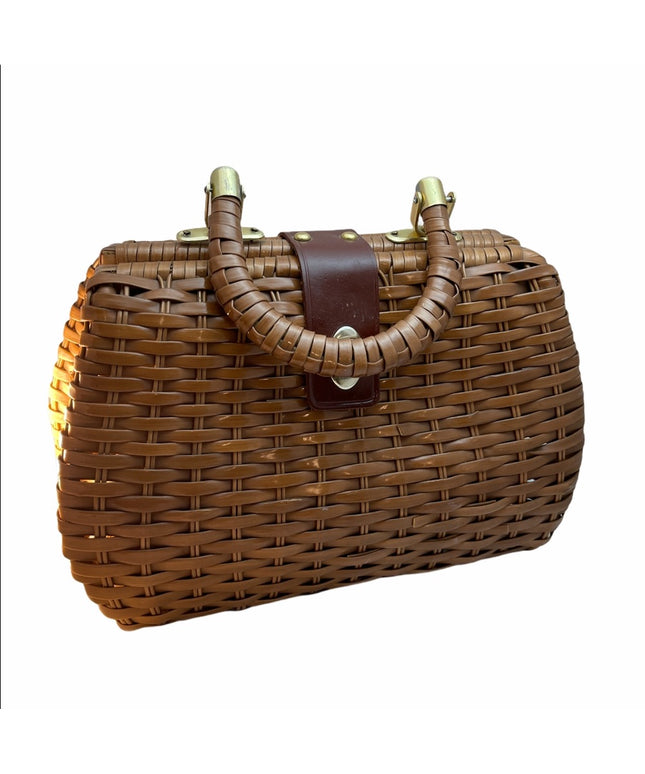 Vintage c1960s Stein Basket weave purse bag