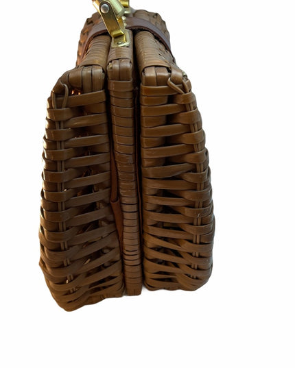 Vintage c1960s Stein Basket weave purse bag