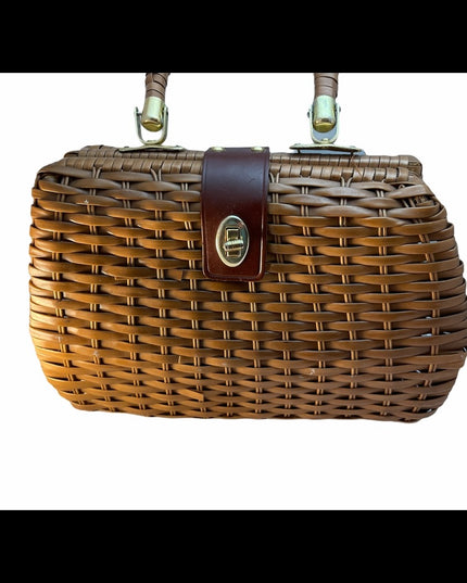 Vintage c1960s Stein Basket weave purse bag