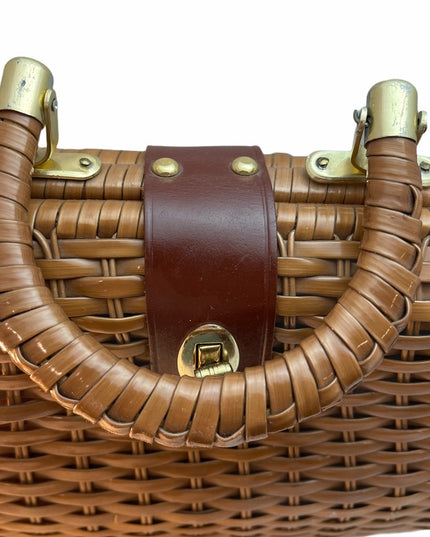 Vintage c1960s Stein Basket weave purse bag