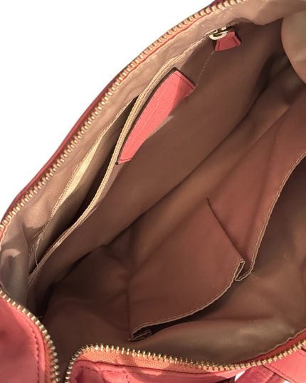 Pink Leather Coach Shoulder Bag Kristin Hobo