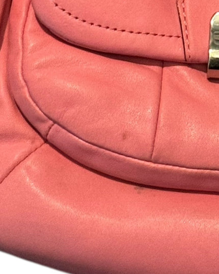 Pink Leather Coach Shoulder Bag Kristin Hobo