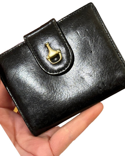 - LOT of 6 Good cond Various  Leather wallets pink black red brown