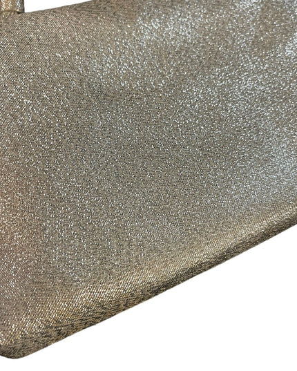 Vintage 1950s Wristlet clutch silver metalic evening even wedding bag party
