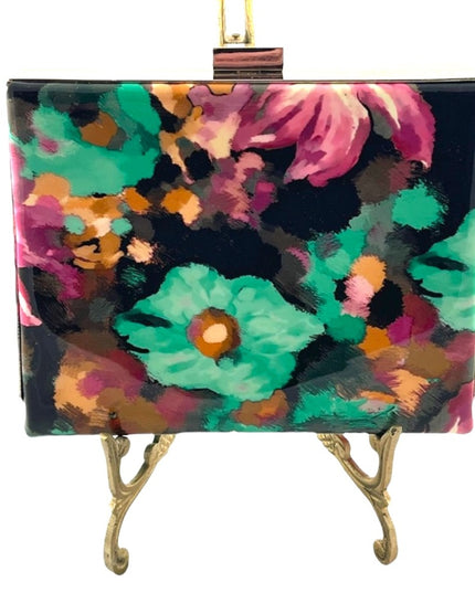 Melanie Lynn Hard Shell shoulder bag summer spring flowers evening cruise event