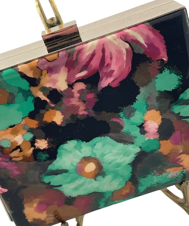 Melanie Lynn Hard Shell shoulder bag summer spring flowers evening cruise event