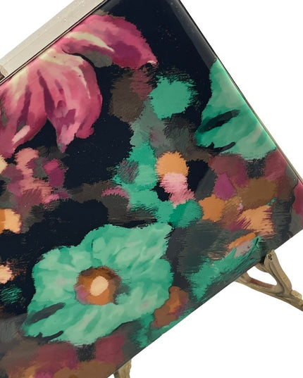 Melanie Lynn Hard Shell shoulder bag summer spring flowers evening cruise event