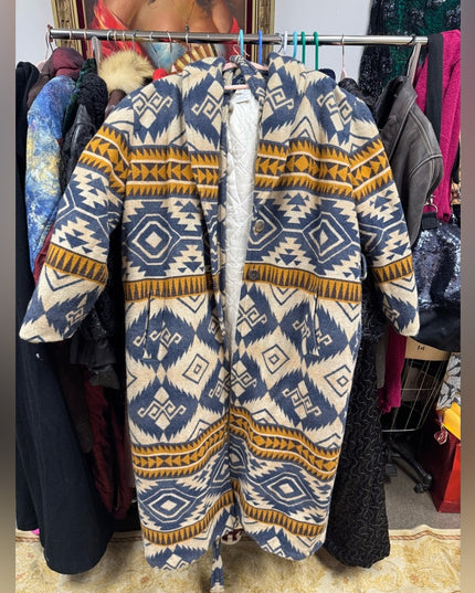 Mondi Sport Southwestern Blanket Full Lenth Winter Coat
