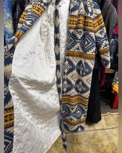 Mondi Sport Southwestern Blanket Full Lenth Winter Coat