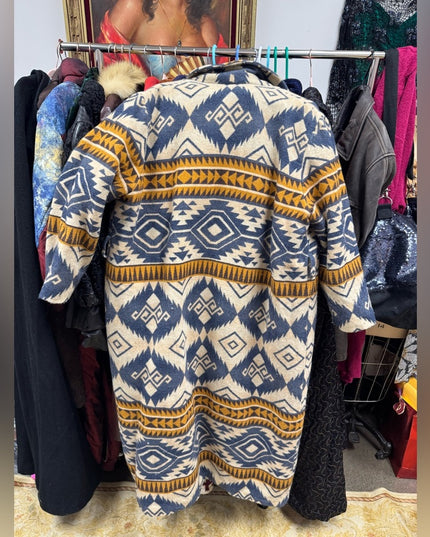 Mondi Sport Southwestern Blanket Full Lenth Winter Coat