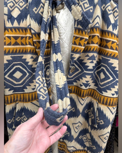 Mondi Sport Southwestern Blanket Full Lenth Winter Coat