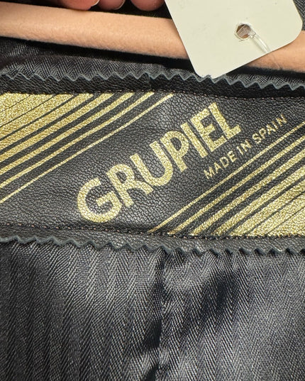 Vintage Grupiel Spain Stunning Lamb & Leather Fancy Jacket
