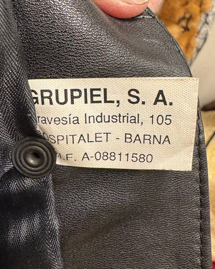 Vintage Grupiel Spain Stunning Lamb & Leather Fancy Jacket