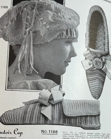 Antique C1917 Royal Society No 10 Crochet Lesson  Pattern Book