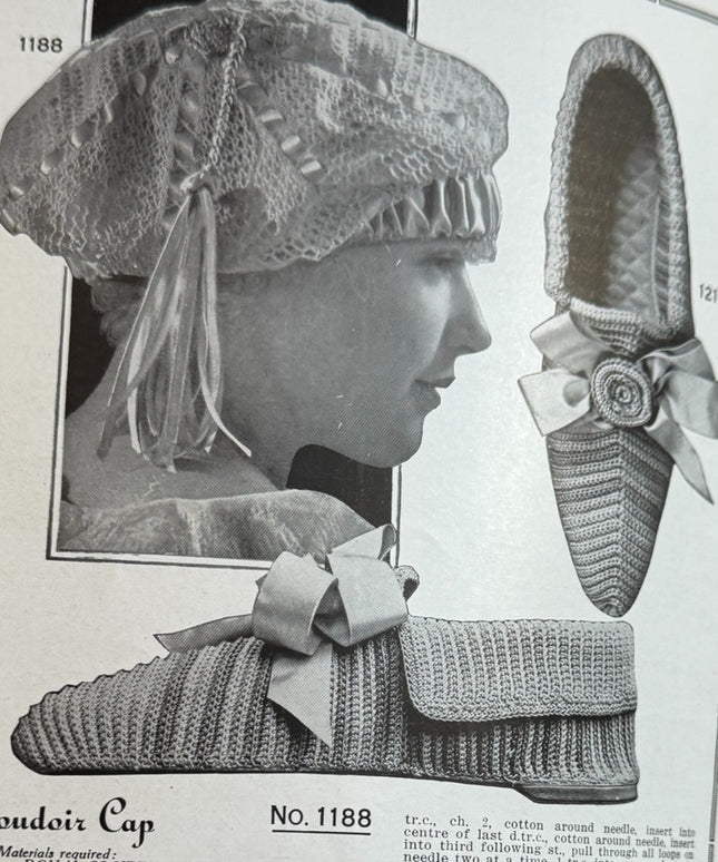 Antique C1917 Royal Society No 10 Crochet Lesson  Pattern Book