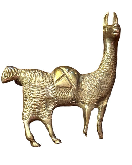 Antique Peru 925 Sterling silver LLAMA brooch