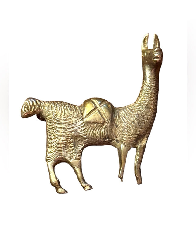 Antique Peru 925 Sterling silver LLAMA brooch