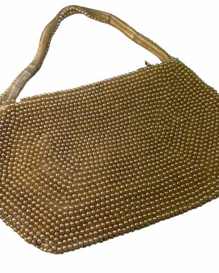 Antique Bow micro bead wristlet