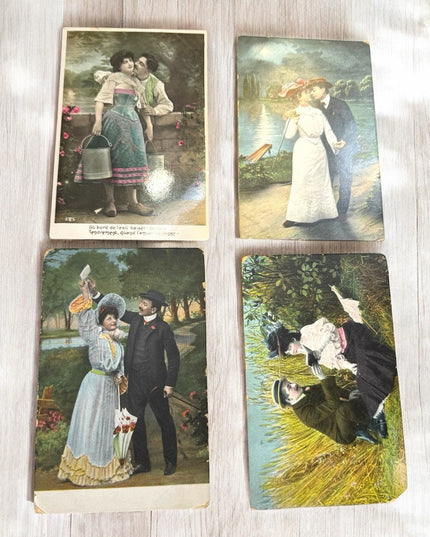 WWI Military Sweetheart Postcards Army Navy World War I Theocrom Series 1910