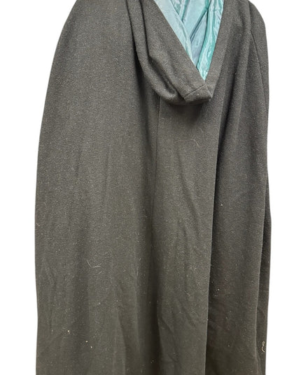Antique Late 1800s Hooded Black Victorian Cape Cloak