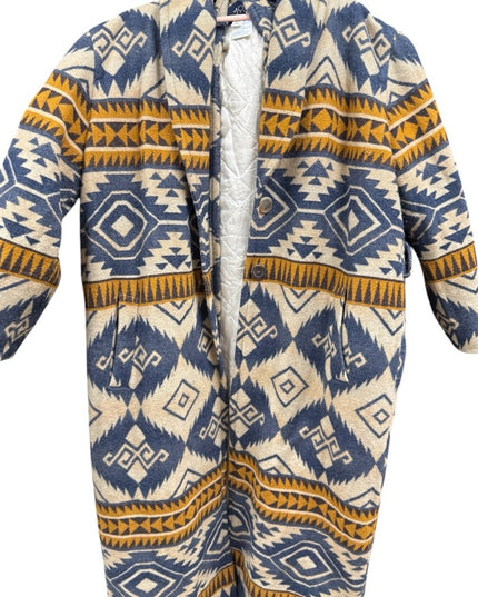 Mondi Sport Southwestern Blanket Full Lenth Winter Coat