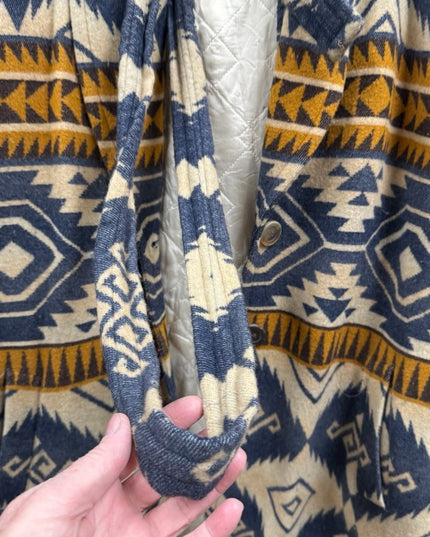 Mondi Sport Southwestern Blanket Full Lenth Winter Coat