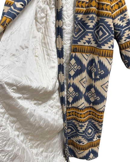 Mondi Sport Southwestern Blanket Full Lenth Winter Coat