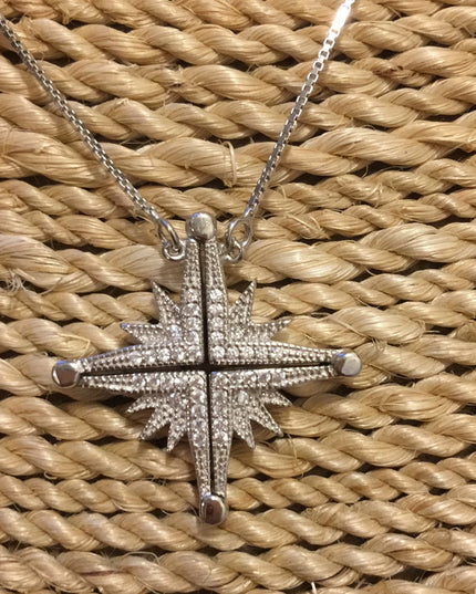 - Sterling silver star of Bethleham Necklace 2 way