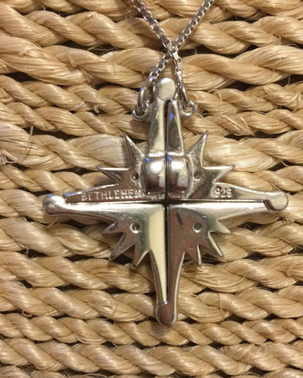 - Sterling silver star of Bethleham Necklace 2 way