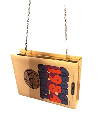 Vintage 1984 George Orwell Box Purse RARE Shoulder bag Clutch
