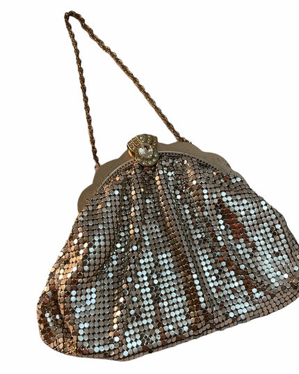 Vintage Silver metalmesh Whiting & Davis SM purse