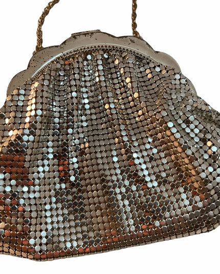 Vintage Silver metalmesh Whiting & Davis SM purse