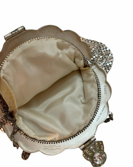 Vintage Silver metalmesh Whiting & Davis SM purse