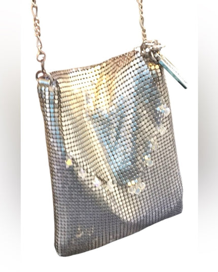 Vintage silver metal Whiting & Davis evening bag