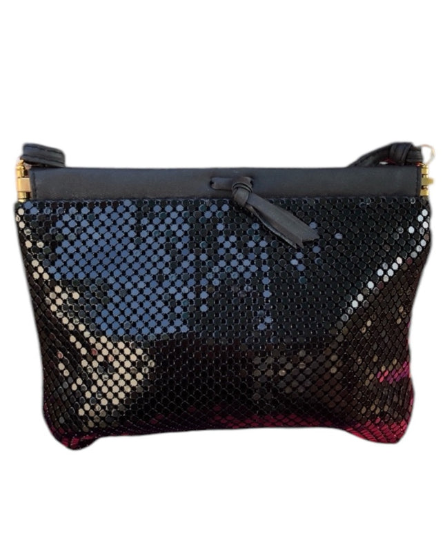 Vintage Black Metal Mesh Whiting & Davis Purse
