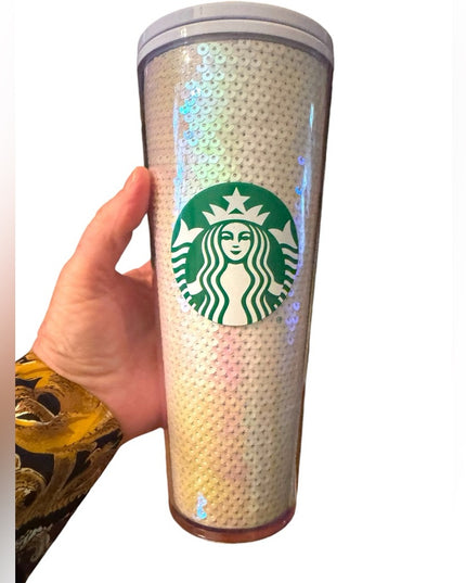 Starbucks sequin design tumbler 9”